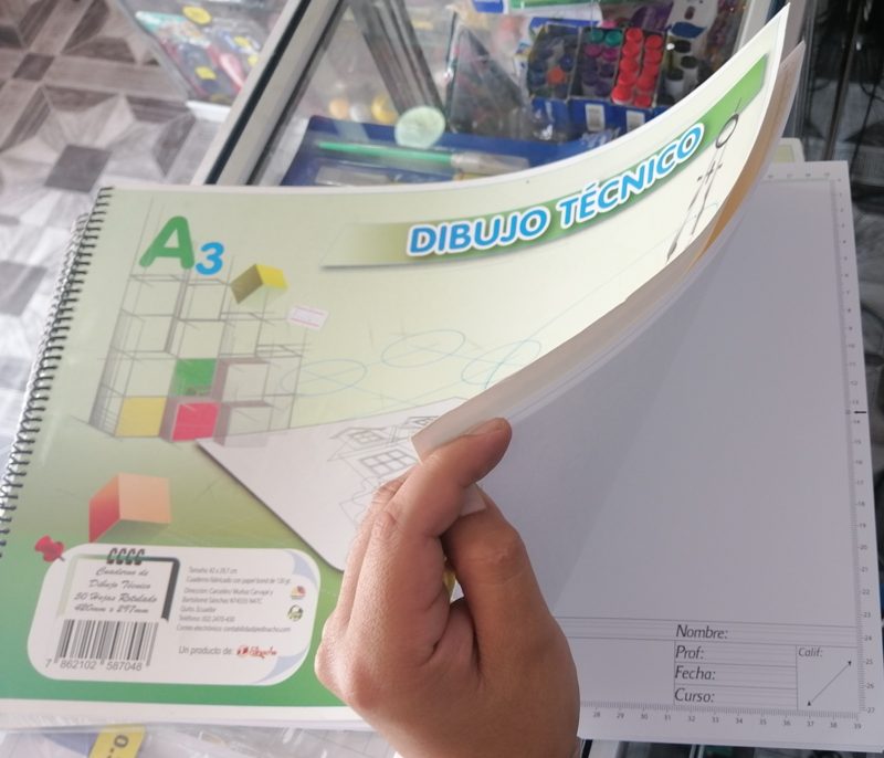 Cuaderno de dibujo A3 c/margen — foto 2 de 3