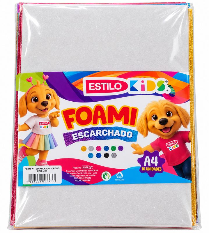 Fomix escarchado A4 X10